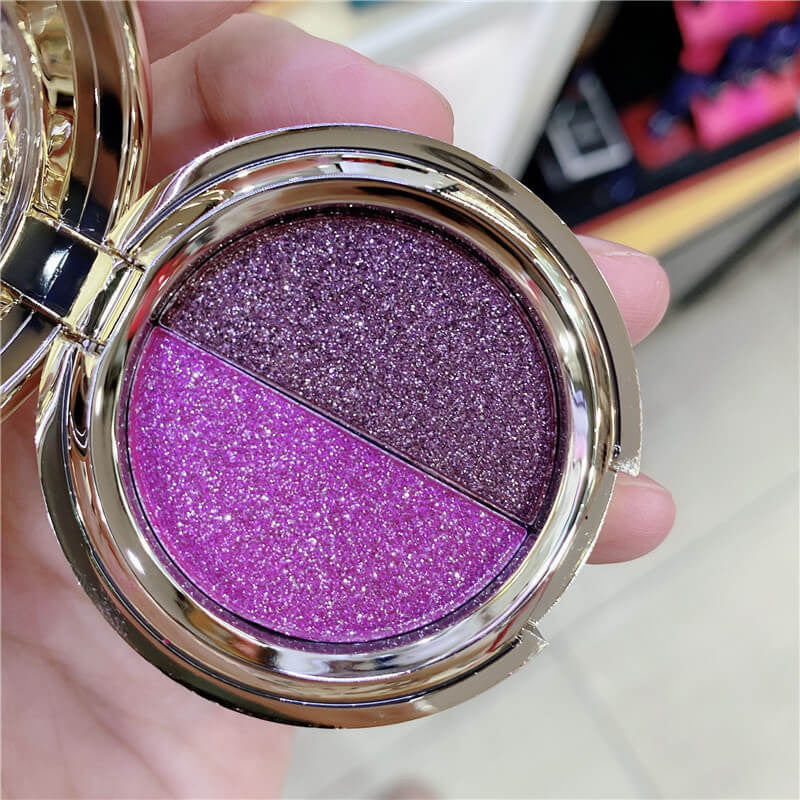 15 color two in one eyeshadow powder high pigmented makeup vegan