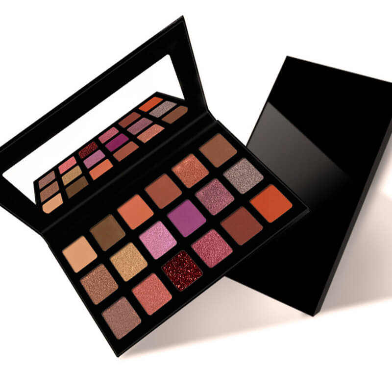 18 color eyeshadow palette matte high pigmented waterproof natural
