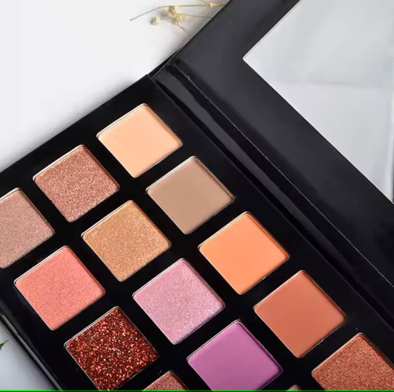 18 color eyeshadow palette matte high pigmented waterproof natural