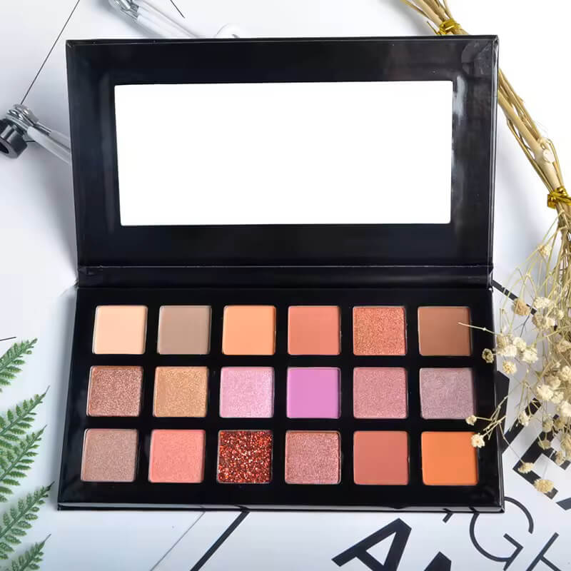 18 color eyeshadow palette matte high pigmented waterproof natural