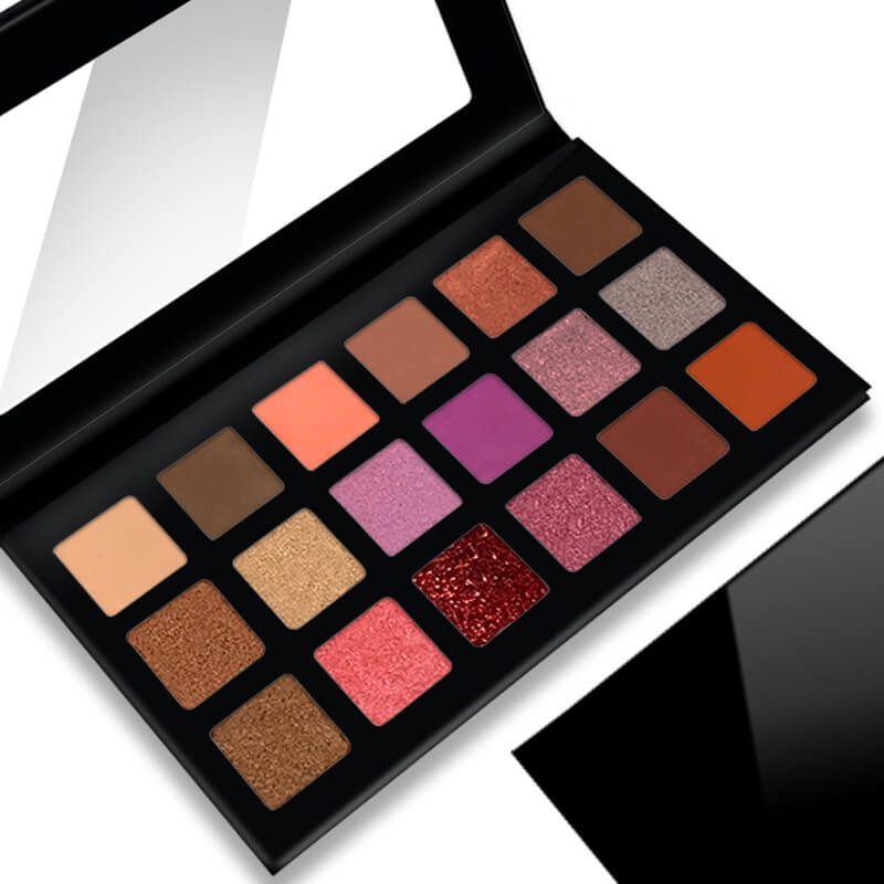 18 color eyeshadow palette matte high pigmented waterproof natural