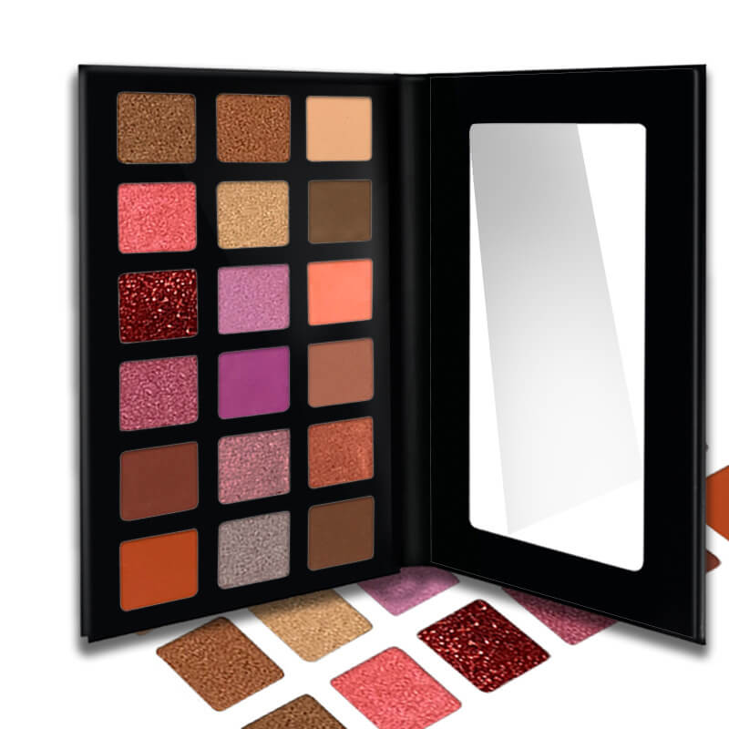 18 color eyeshadow palette matte high pigmented waterproof natural