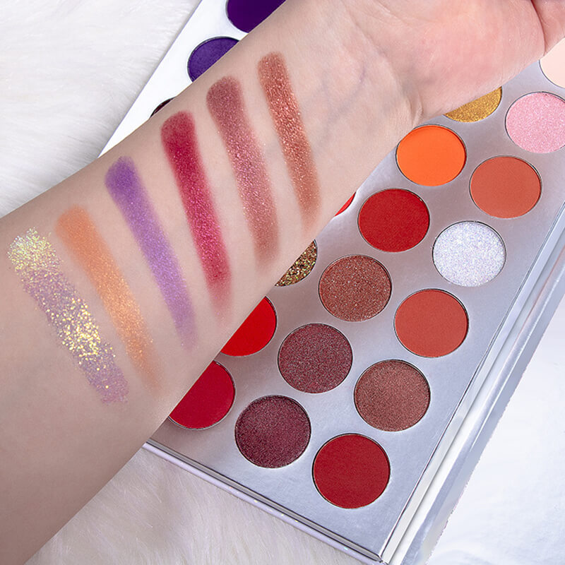 35 color eyeshadow palette pearlescent matte high pigmented