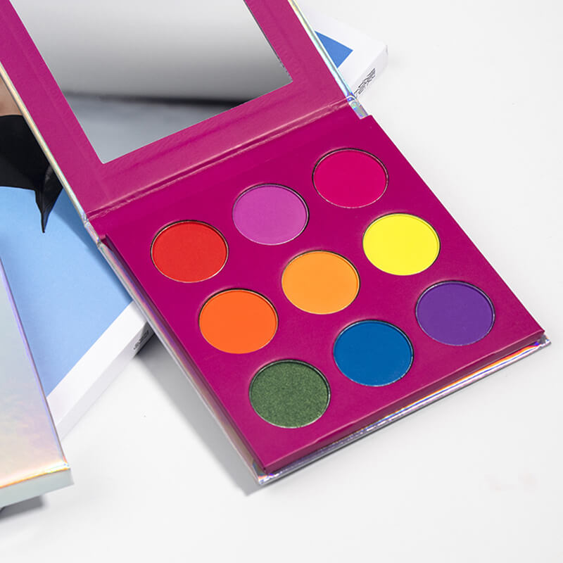 9 color eyeshadow palette matte high pigmented private label
