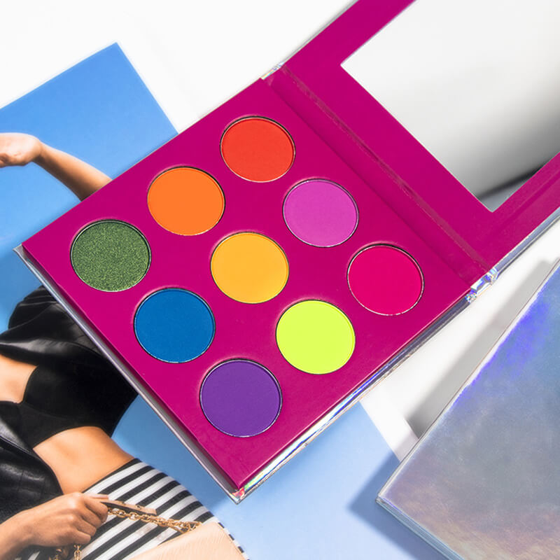 9 color eyeshadow palette matte high pigmented private label