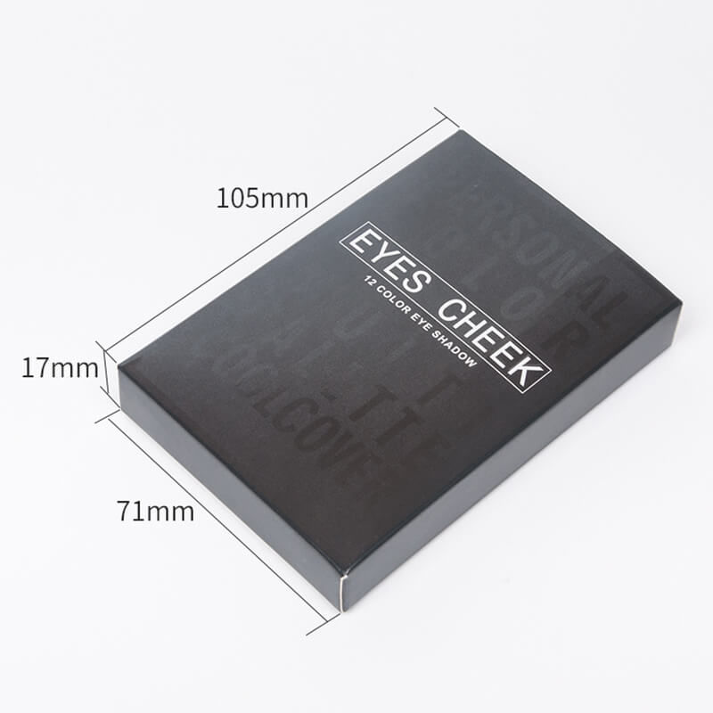 12 color black eyeshadow palette matte glitter high pigment all skin tones