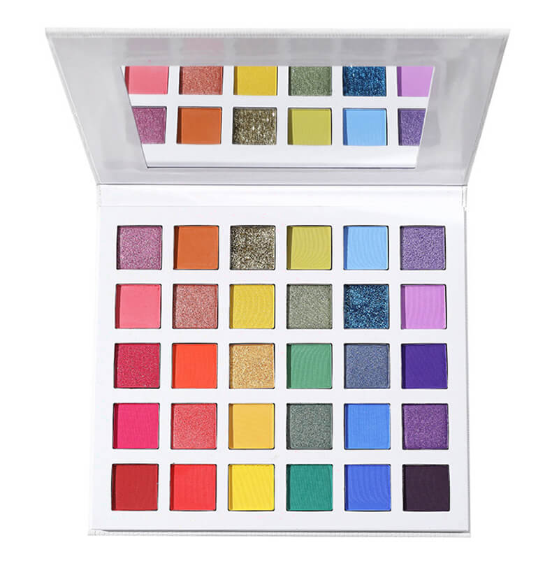 30 color eyeshadow palette matte long lasting rainbow eye shadow