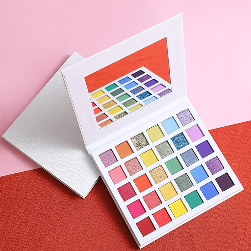 30 color eyeshadow palette matte long lasting rainbow eye shadow