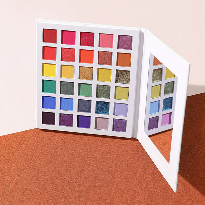 30 color eyeshadow palette matte long lasting rainbow eye shadow