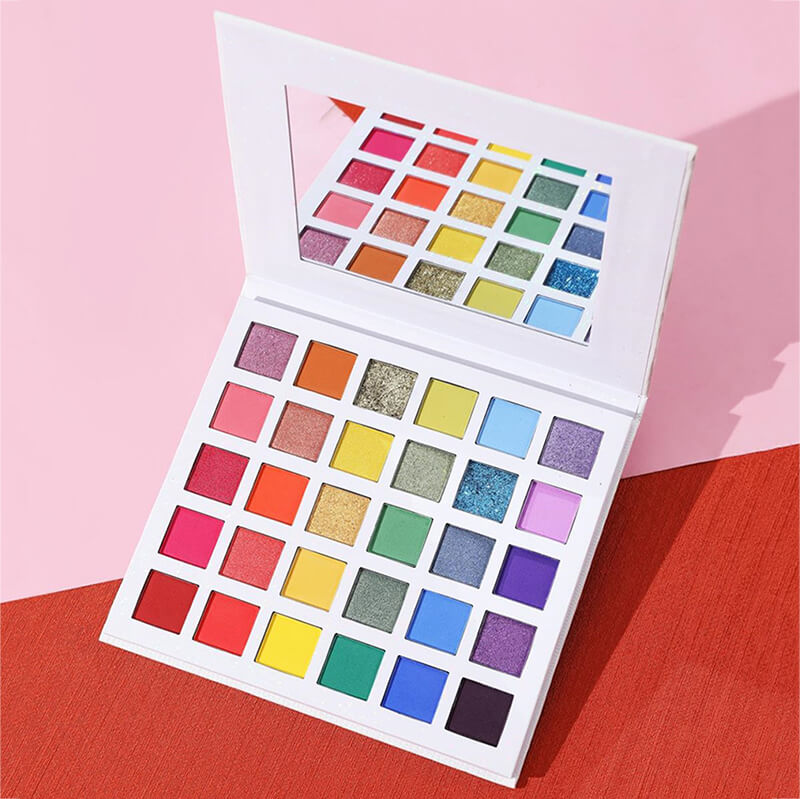 30 color eyeshadow palette matte long lasting rainbow eye shadow