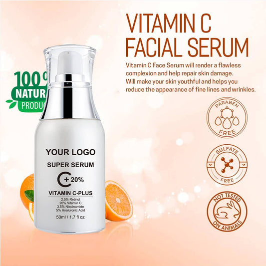 Vitamin C Serum Face Essence Moisturizing Potent Anti-Aging Nourishing 50ml