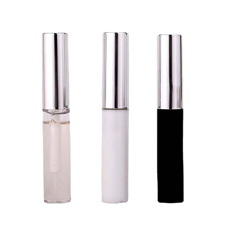 False eyelash glue Invisible lash glue fast dry waterproof silver bottle