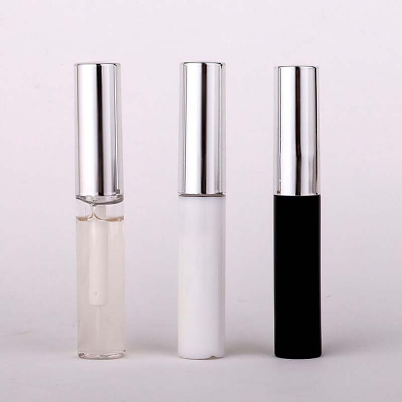 False eyelash glue Invisible lash glue fast dry waterproof silver bottle