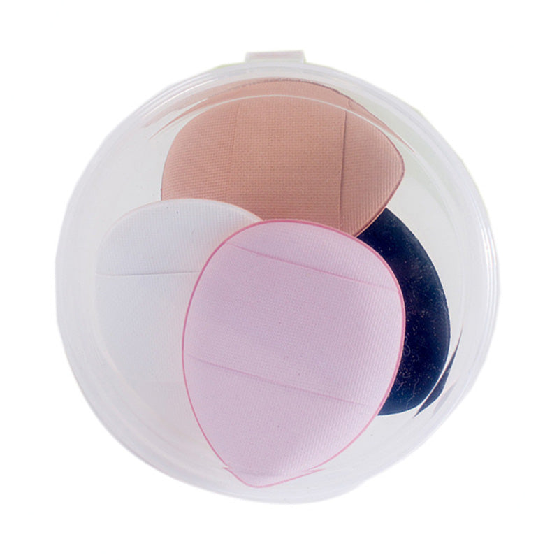 Lot de 5 petites houppettes à poudre, éponges à maquillage coussin d'air, houppettes à doigts pour crème