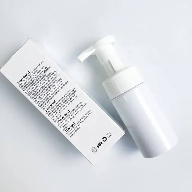 Deep cleansing foam face cleanser mousse camellia hydrating 100ml