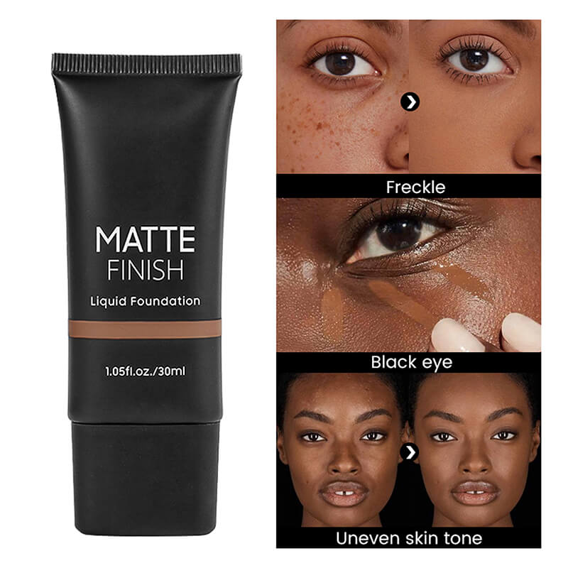 10 color foundation matte full coverage flawless waterproof long lasting