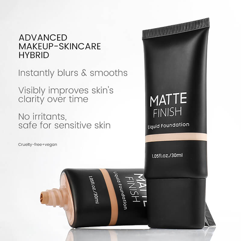 10 color foundation matte full coverage flawless waterproof long lasting