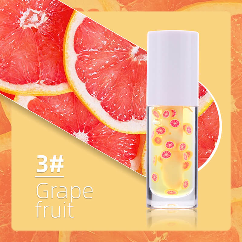 16 color fruit lip oil vegan lip gloss transparent lip plumping