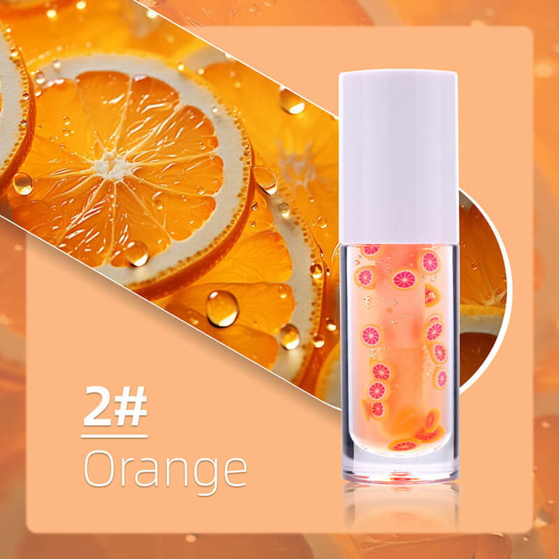 16 color fruit lip oil vegan lip gloss transparent lip plumping