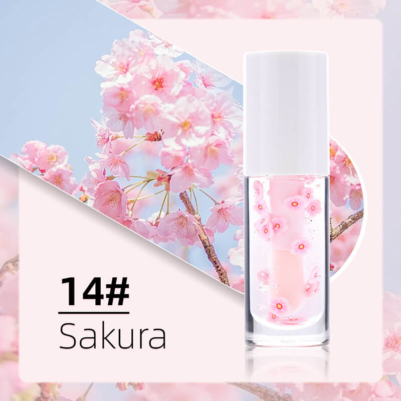 16 color fruit lip oil vegan lip gloss transparent lip plumping