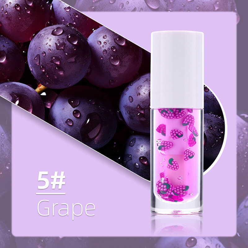 16 color fruit lip oil vegan lip gloss transparent lip plumping