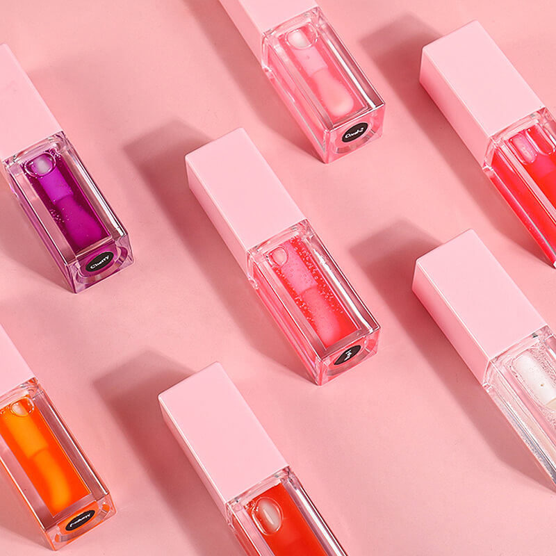 6 color lip oil lip plumping clear lip gloss pouty moisturizing gloss