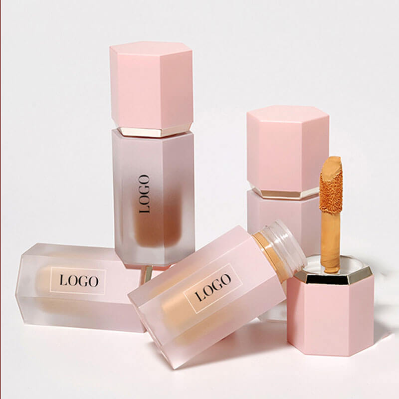 18 color liquid concealer natural foundation isolation pink tube