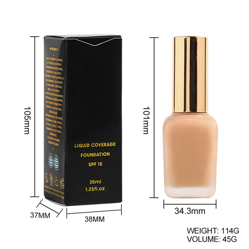 10 color foundation full coverage SPF15 flawless Isolation waterproof