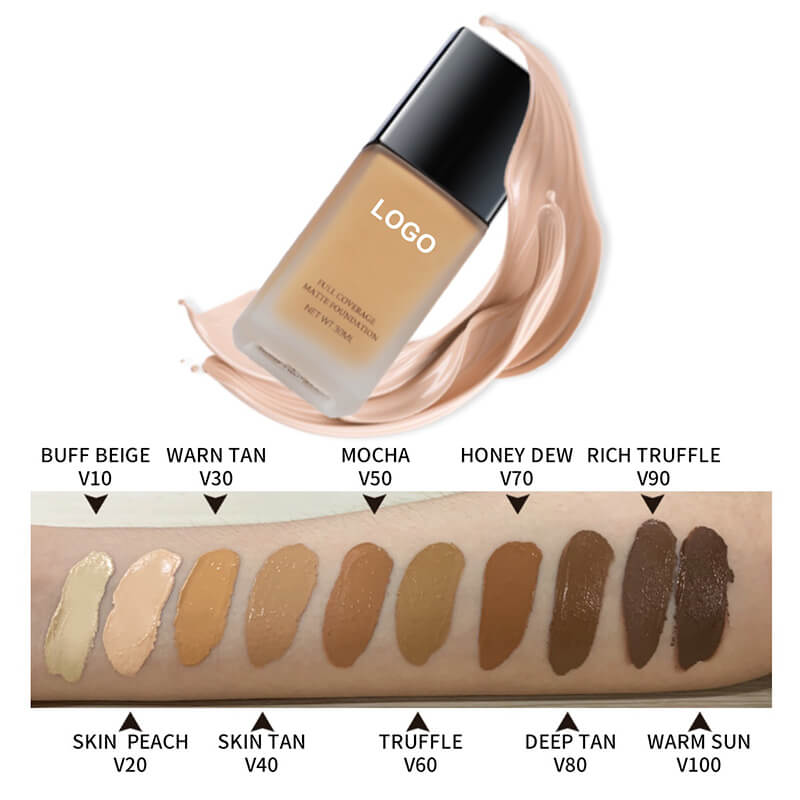 18 color foundation full coverage matte makeup concealer waterproof