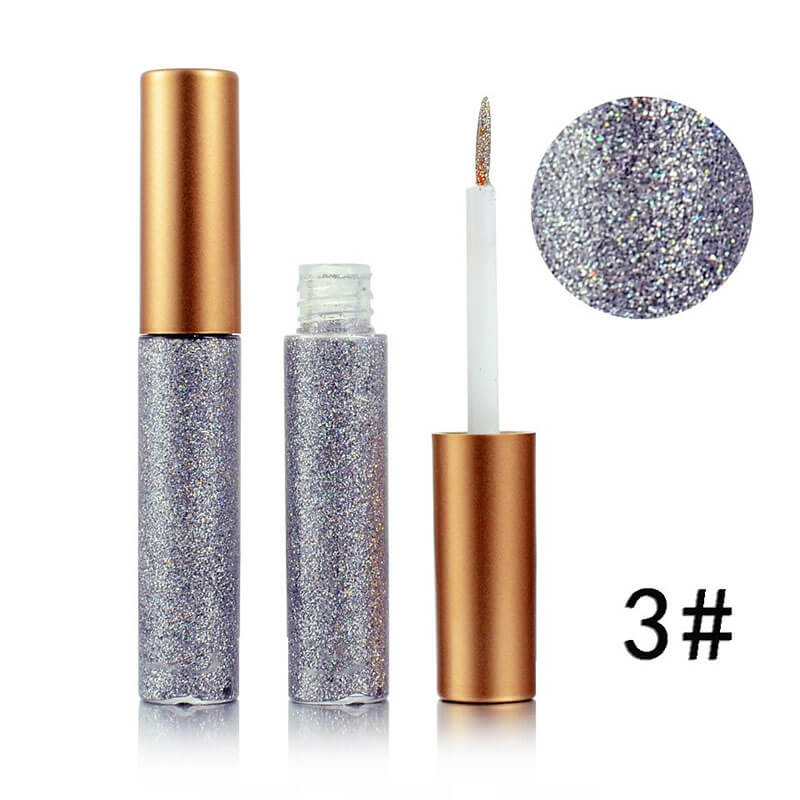 16 color liquid eyeliner glitter waterproof long lasting private label