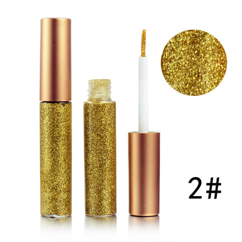 16 color liquid eyeliner glitter waterproof long lasting private label