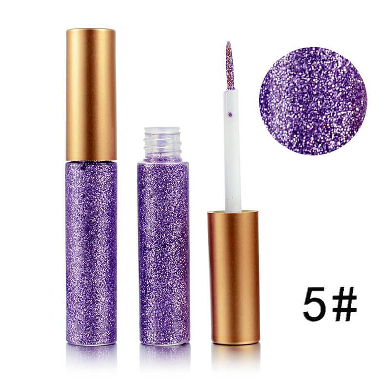 16 color liquid eyeliner glitter waterproof long lasting private label