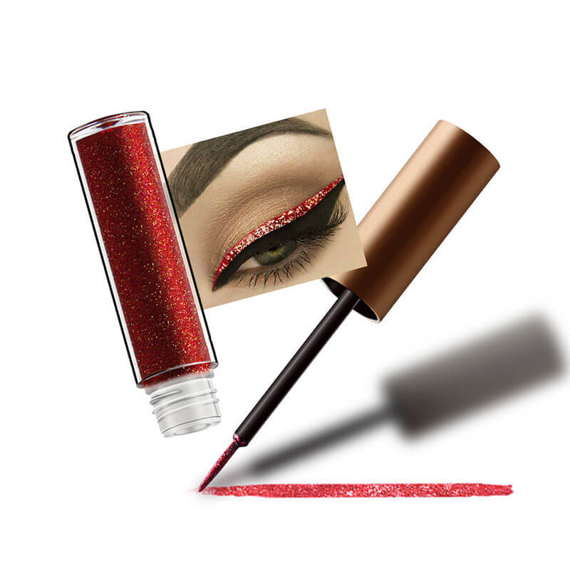 16 color liquid eyeliner glitter waterproof long lasting private label