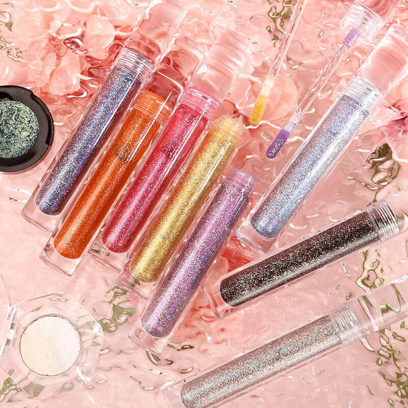 15 color metallic lipgloss glitter shiny waterproof long lasting
