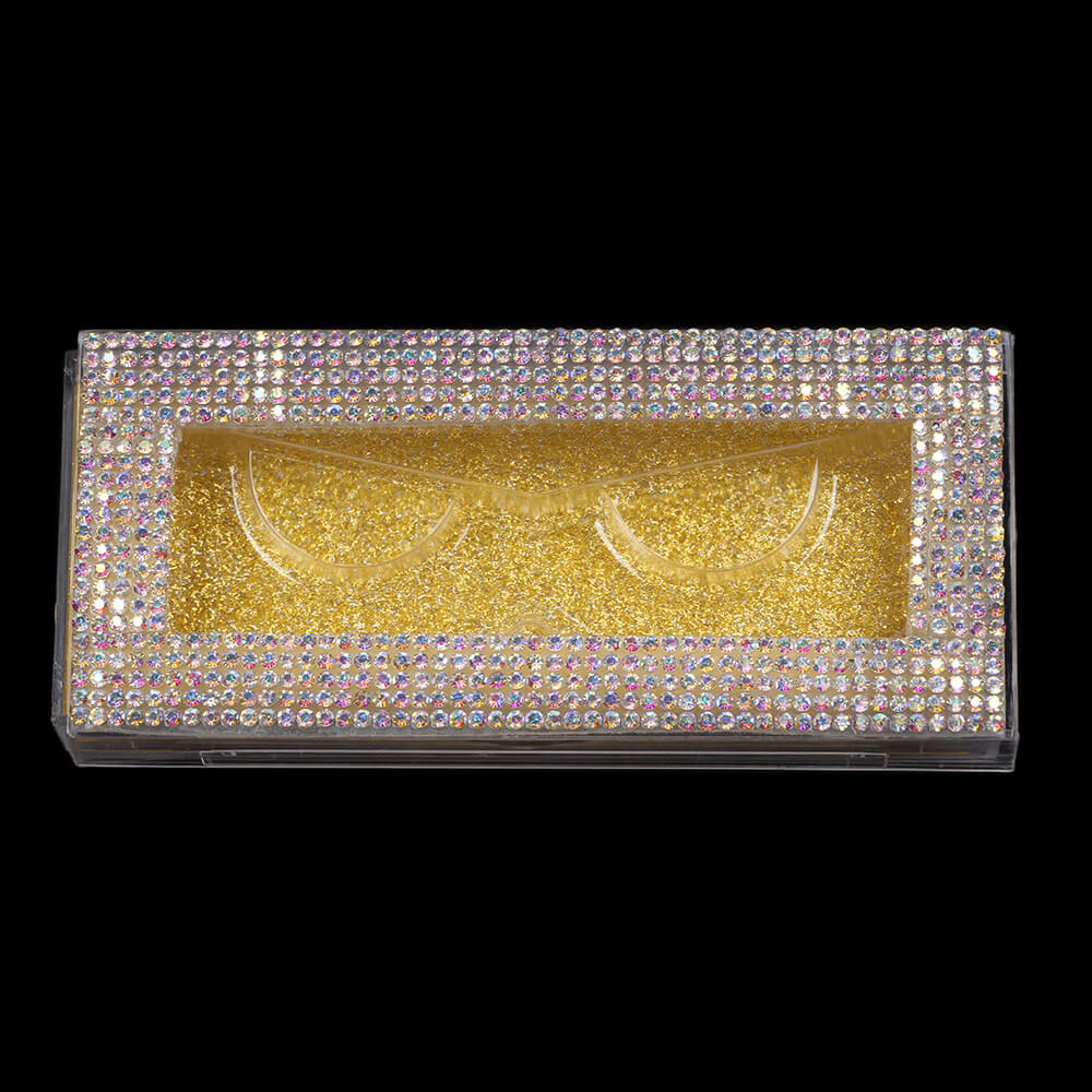 11 color diamond lash box pull-out rectangular eyelash packaging box