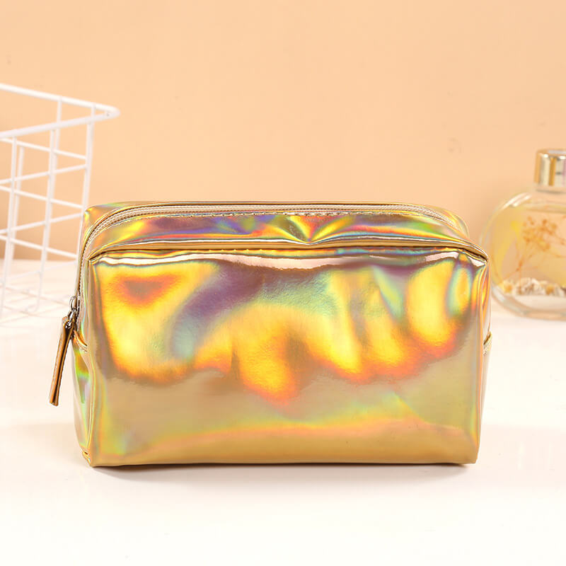 4 color makeup bag event gift bag travel toiletry storage bag laser
