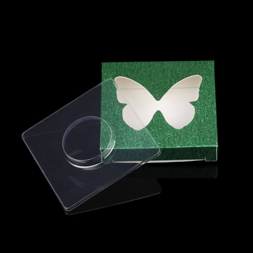 12 color butterfly eyelash box square lash packaging box fashion style
