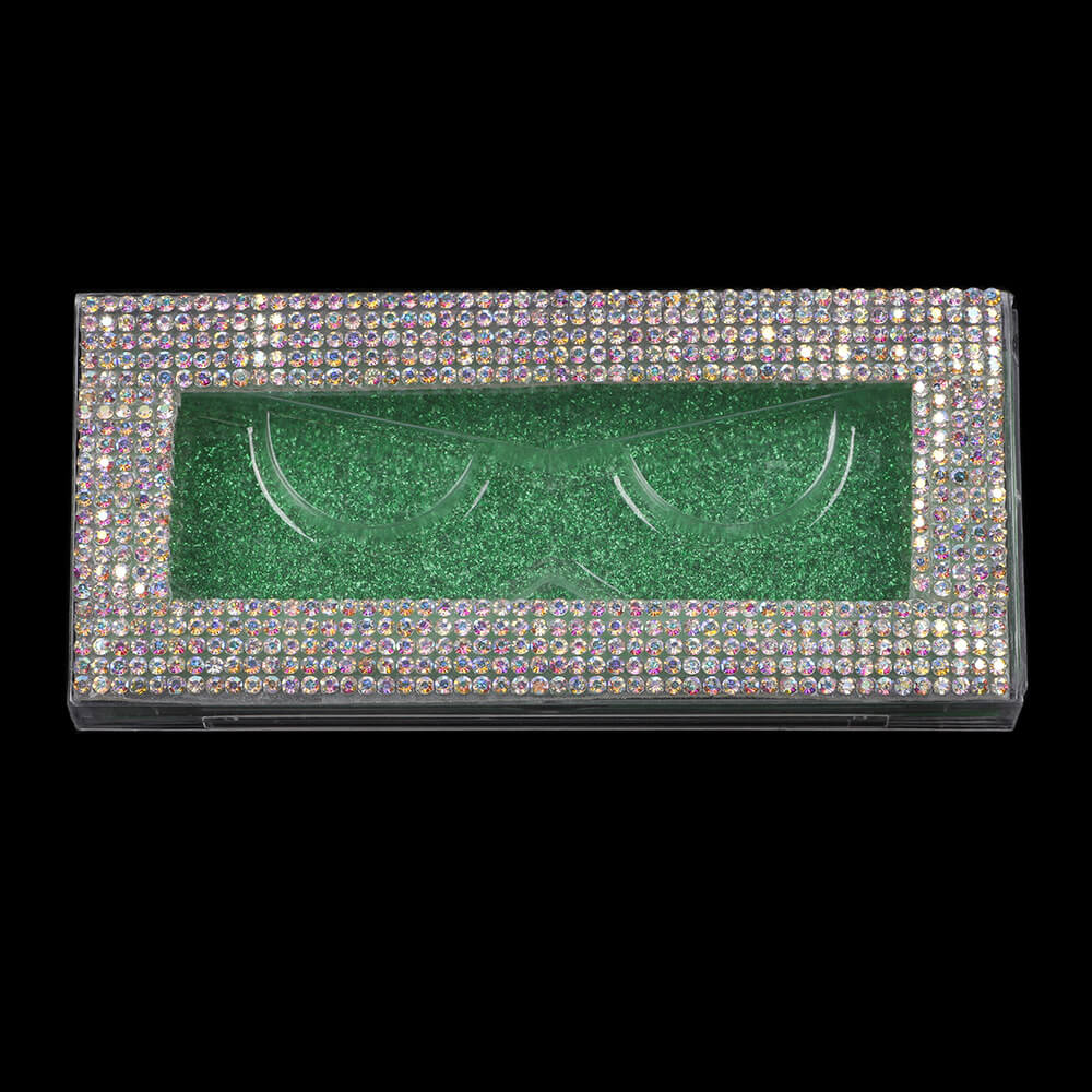 11 color diamond lash box pull-out rectangular eyelash packaging box