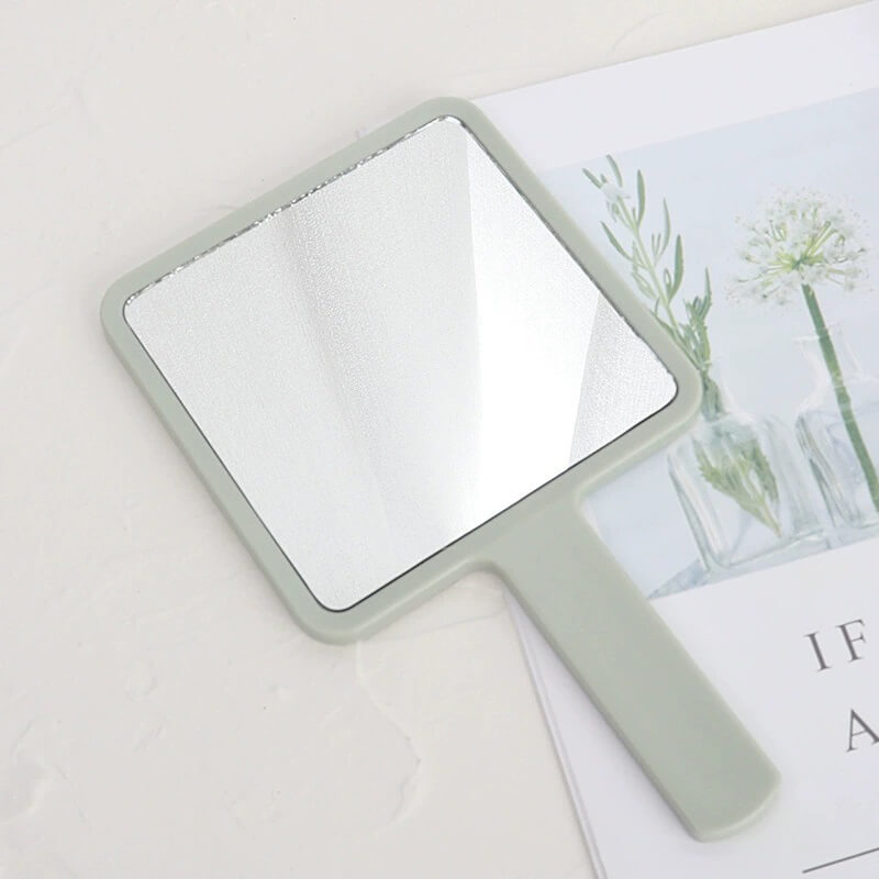 6 color makeup mirror suqare shape portable handheld gift mirrors 9*16cm