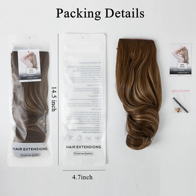 Women wigs hair extensions hair pieces fish line long curly chemical fiber