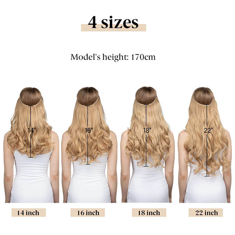Women wigs hair extensions hair pieces fish line long curly chemical fiber