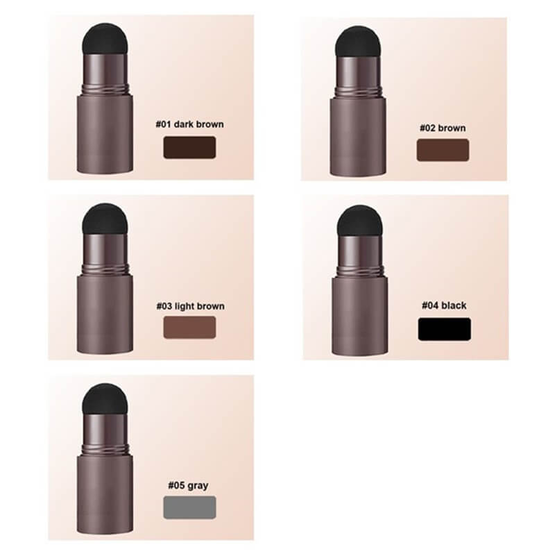 5 color hairline powder eyebrow stamp pomade waterproof