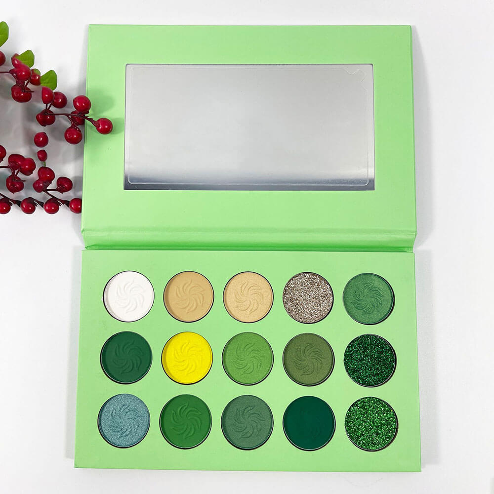 15 color seasons eyeshadow palette waterproof vegan high pigmented