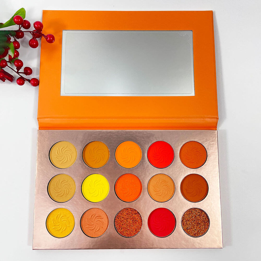 15 color seasons eyeshadow palette waterproof vegan high pigmented