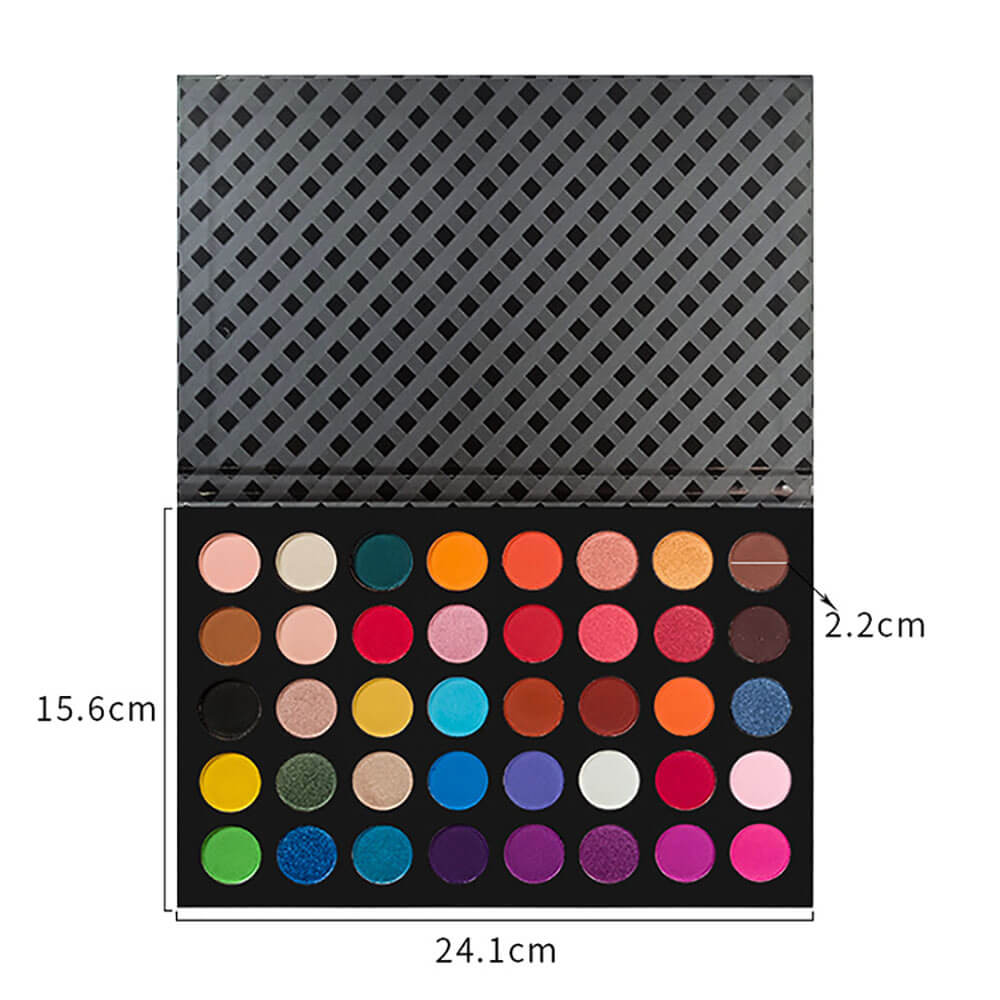40 color matte eyeshadow palette high pigmented waterproof for all skin