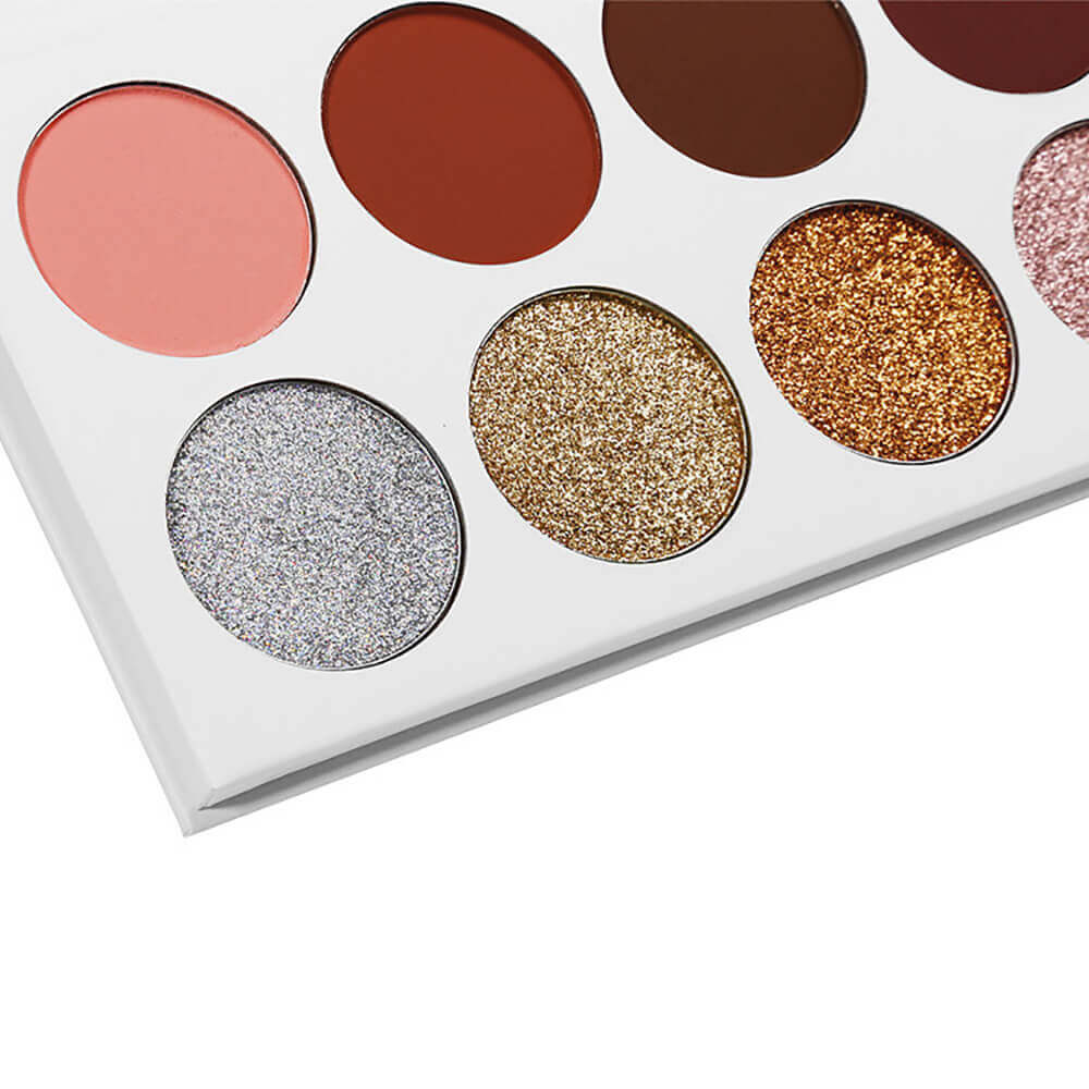 10 color eyeshadow palette matte glitter high pigmented vegan