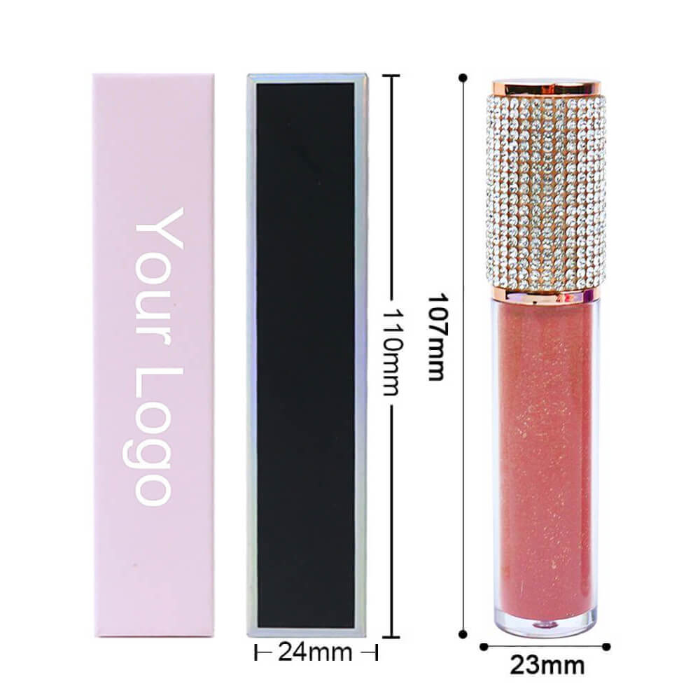 64 color lip gloss nude shimmer high pigmented moisturizing lip diamond tube