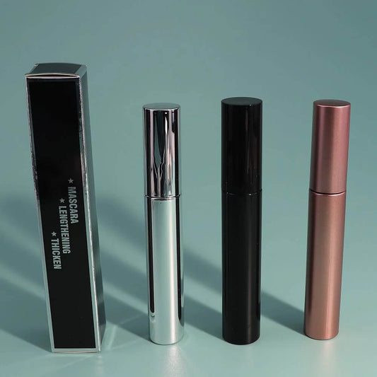 3 color black mascara fiber lengthen thick curly long lasting waterproof vegan