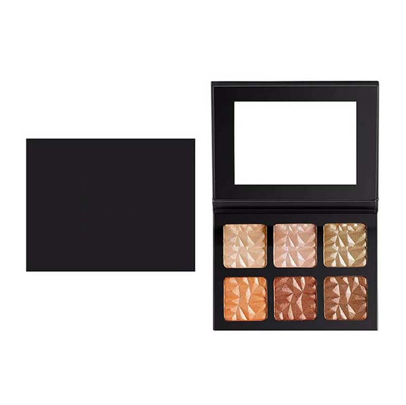 6 color diamond highlight palette contour face nose shadow brightening