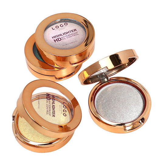 20-Shade Highlighter Cream Brighten Waterproof Pearlescent Shimmer Long-Lasting